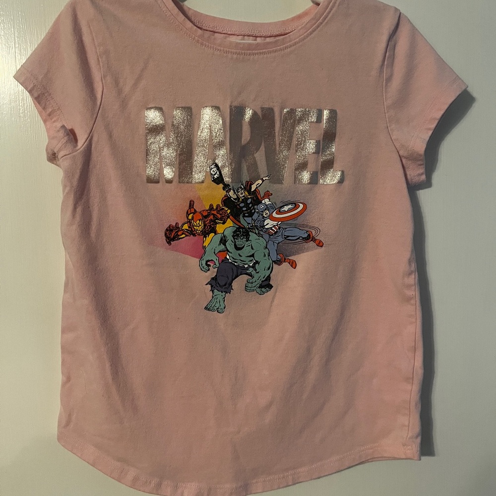 ❤️3/$10 Jumping Beans Pink Short Sleeve Tees Marvel Collection